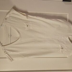 Peter Nygard Off-White Cotton Blend Top